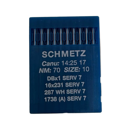 Aiguilles pour machines à coudre industrielles SCHMETZ DBx1 SERV 7 – universelles (10 pièces)