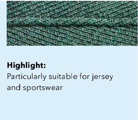 Attēls ar Adatas rūpnieciskajām šujmašīnām SCHMETZ DBx1 SES SERV 7 – trikotāžai un sporta apģērbam (10gab.) – pieejams Šarlotes audumi