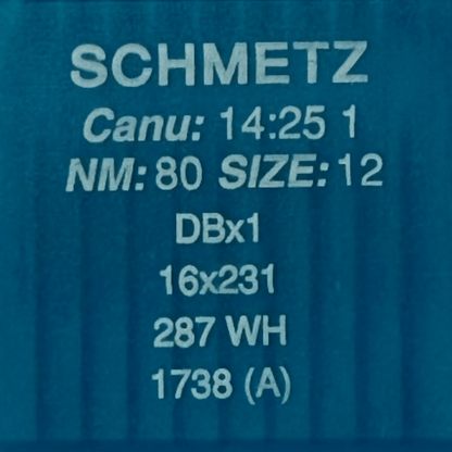 Adatas rūpnieciskajām šujmašīnām SCHMETZ DBx1 – universālās (10gab.)