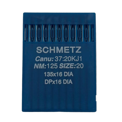 Image des aiguilles pour machines à coudre industrielles SCHMETZ DPx17 DI - cuir (10 pièces) – disponible chez Charlotte Audumi