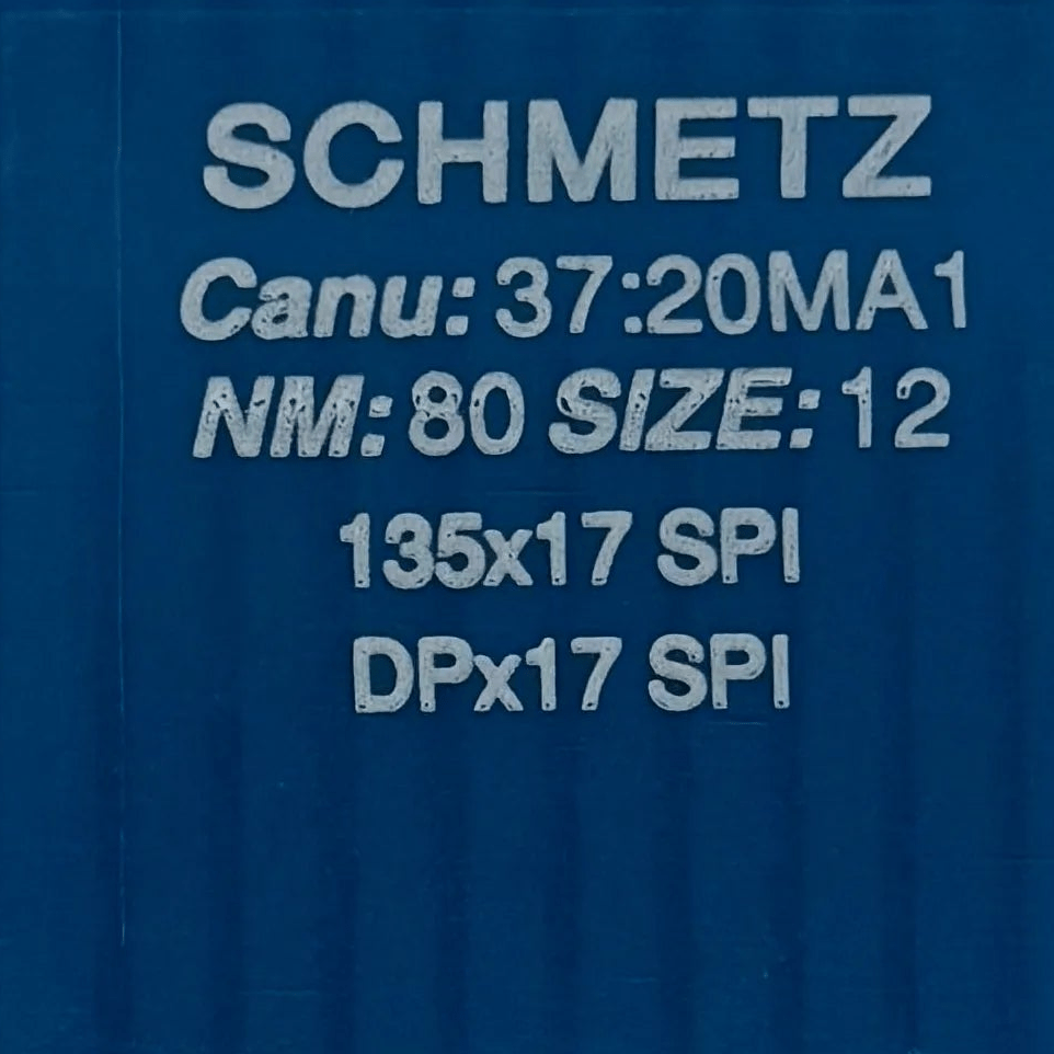 Attēls ar Adatas rūpnieciskajām šujmašīnām SCHMETZ DPx17 SPI – blīviem un plāniem audumiem (10gab.) – pieejams Šarlotes audumi