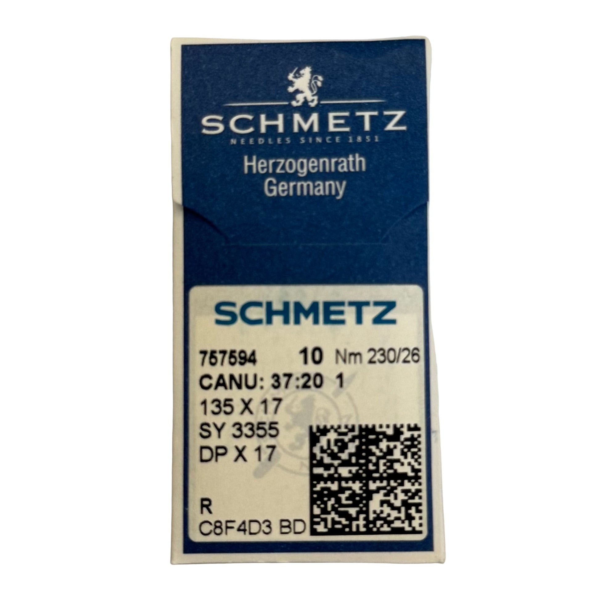 Attēls ar Adatas rūpnieciskajām šujmašīnām SCHMETZ DPX17 - universālās (10gab.) – pieejams Šarlotes audumi