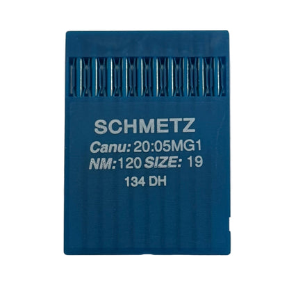 Image des aiguilles pour machines à coudre industrielles SCHMETZ DPx5 DH - cuir (10 pièces) – disponible chez Šarlotes audumi