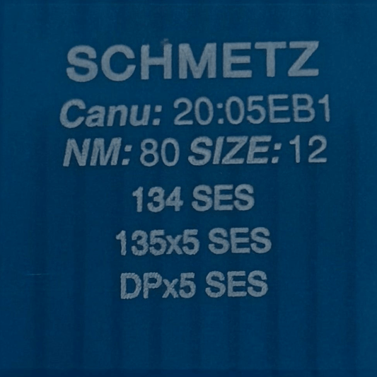 Attēls ar Adatas rūpnieciskajām šujmašīnām SCHMETZ DPx5 SES – trikotāžai un sporta apģērbam (10gab.) – pieejams Šarlotes audumi