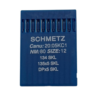 Image des aiguilles pour machines à coudre industrielles SCHMETZ DPx5 SKL – pour maille très épaisse (10 pièces) – disponible chez Šarlotes audumi