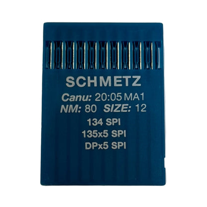 Image de machines à coudre industrielles SCHMETZ DPx5 SPI pour tissus épais et fins (10 p.) – disponible chez Šarlotes audumi
