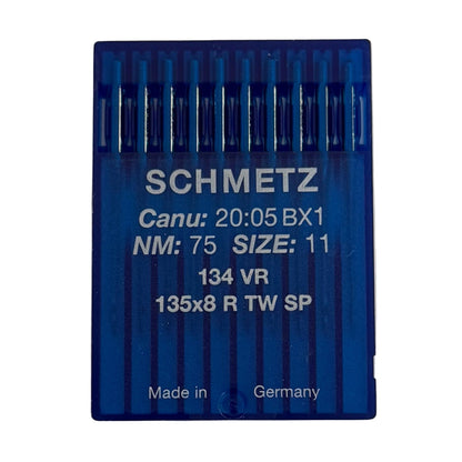 Attēls ar Adatas rūpnieciskajām šujmašīnām SCHMETZ DPx5 VR - ādai (10gab.) – pieejams Šarlotes audumi