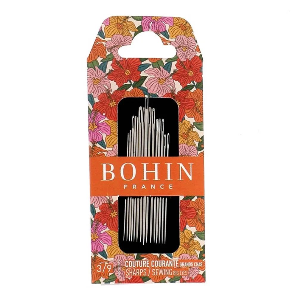 Attēls ar Adatu komplekts Bohin Blossom Sharps | Nr. 3–9 | 10 gab. – pieejams Šarlotes audumi