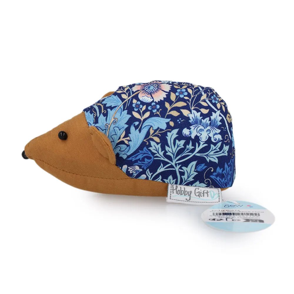 Attelle avec hérisson coussin à aiguilles, motif floral Hobby Gift – disponible chez Šarlotes audumi