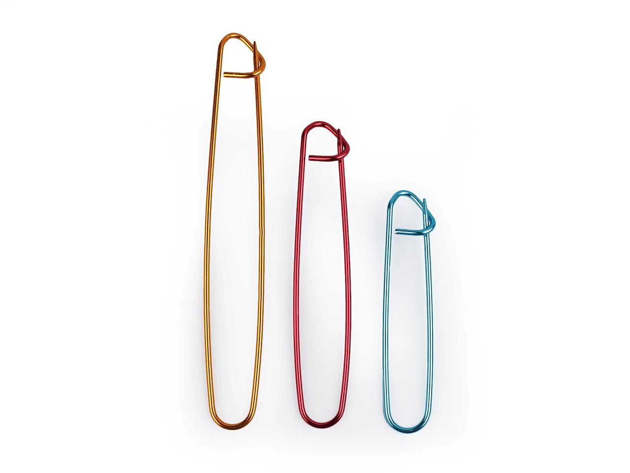 Attēls ar Adījuma valdziņu turētāji – 3 gab. komplekts | Alumīnija palīgadatas – pieejams Šarlotes audumi