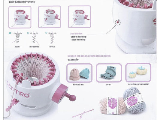 Attēls ar Adīšanas mašīna Sentro – pieejams Šarlotes audumi