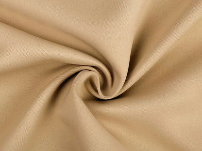 Tissu pour rideaux, occultant Blackout|230 g/m² 140 cm|beige jaunâtre