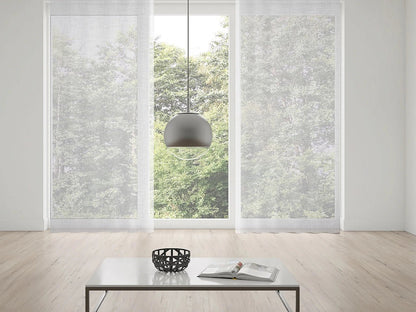 Tissu pour rideaux avec fil de plomb | 276 cm de large|imitation lin