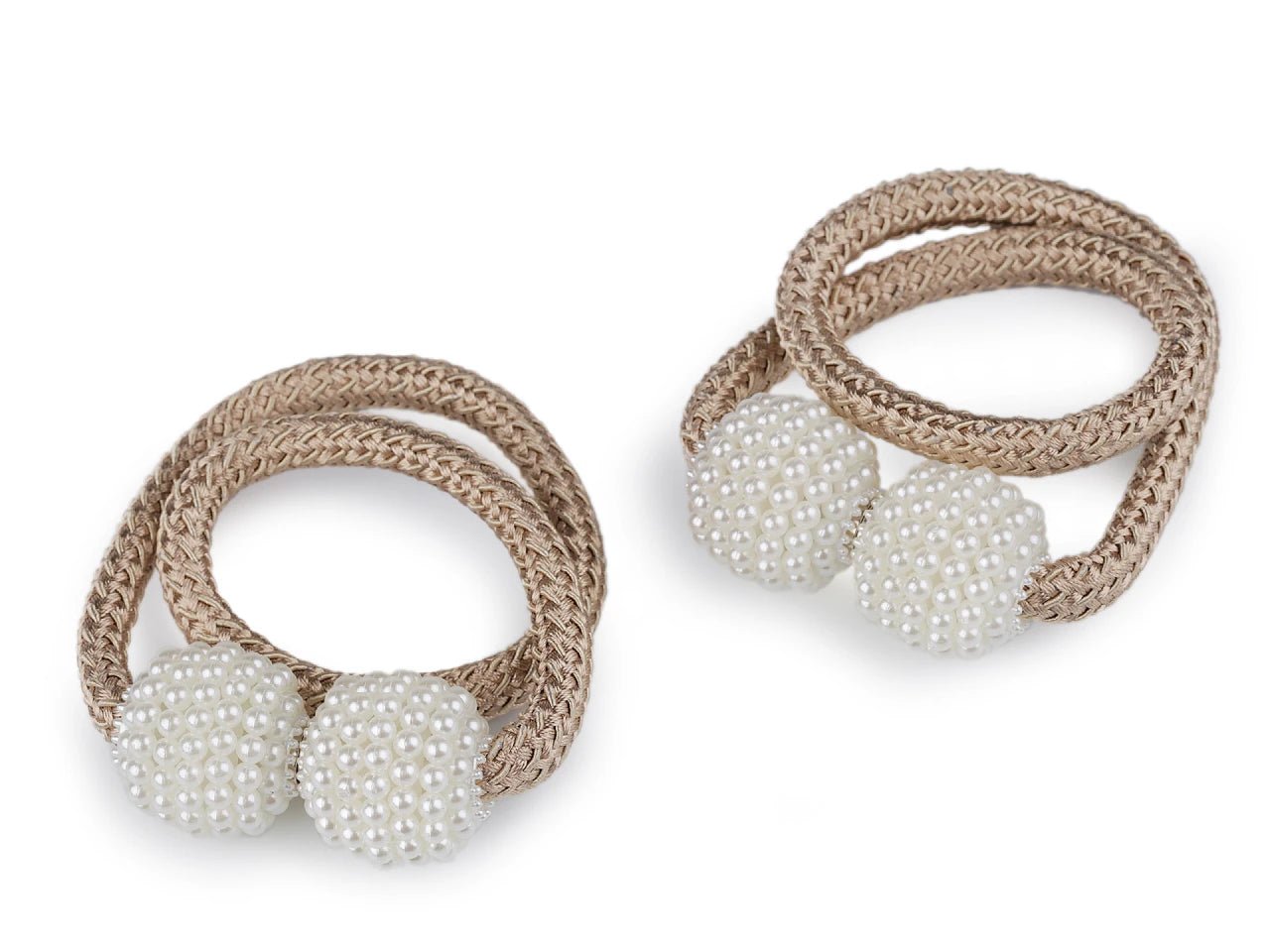 Attēls ar Aizkaru turētāji ar magnētu (komplektā 2 gb)|dažādu toņu – pieejams Šarlotes audumi