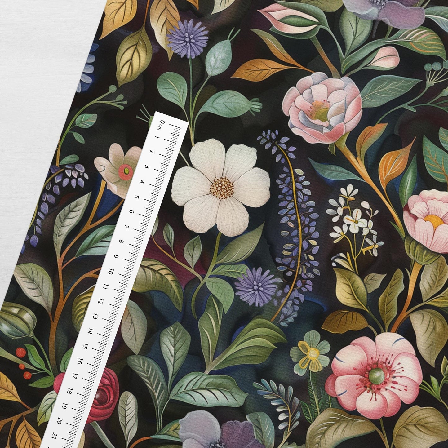 Cotton loopback knit - Mysterious Meadow 250 g/m²