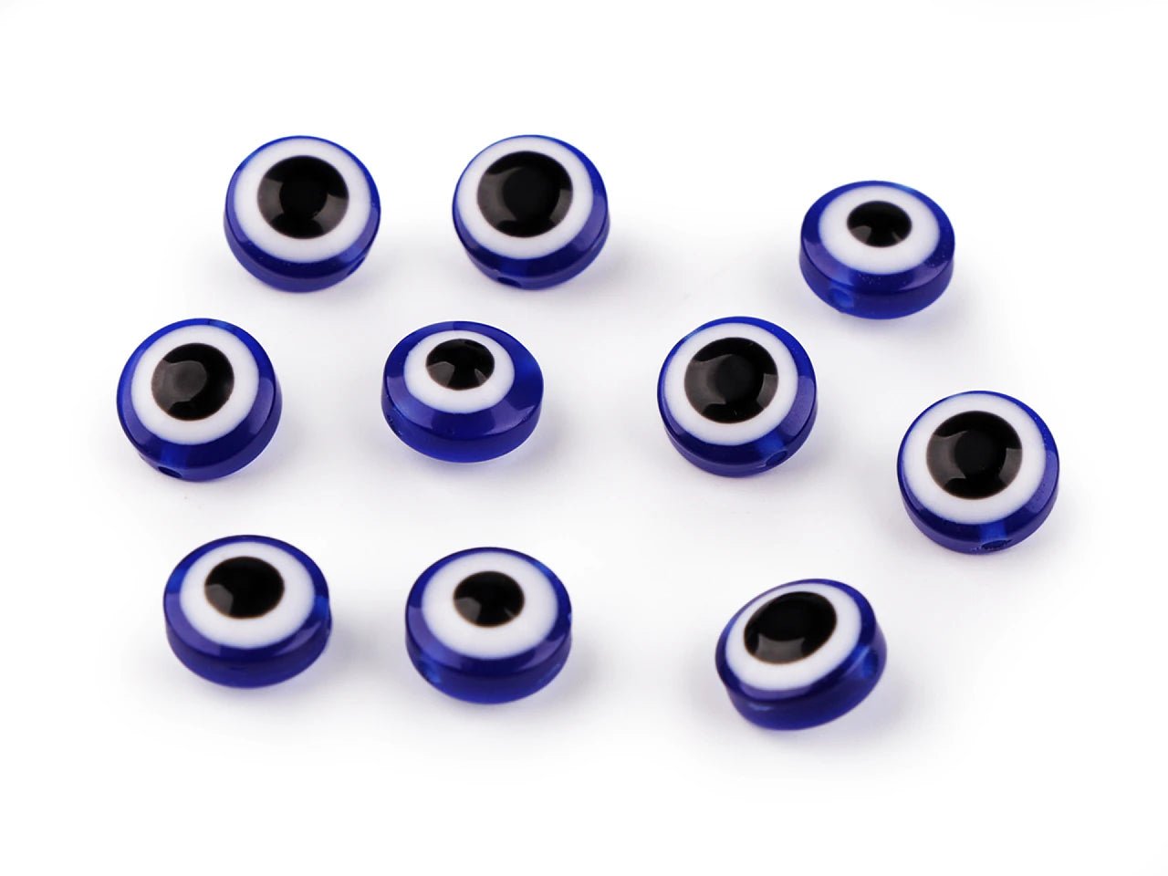 Attēls ar Akrila pērlītes Acs)12 mm, 100 gab. – pieejams Šarlotes audumi