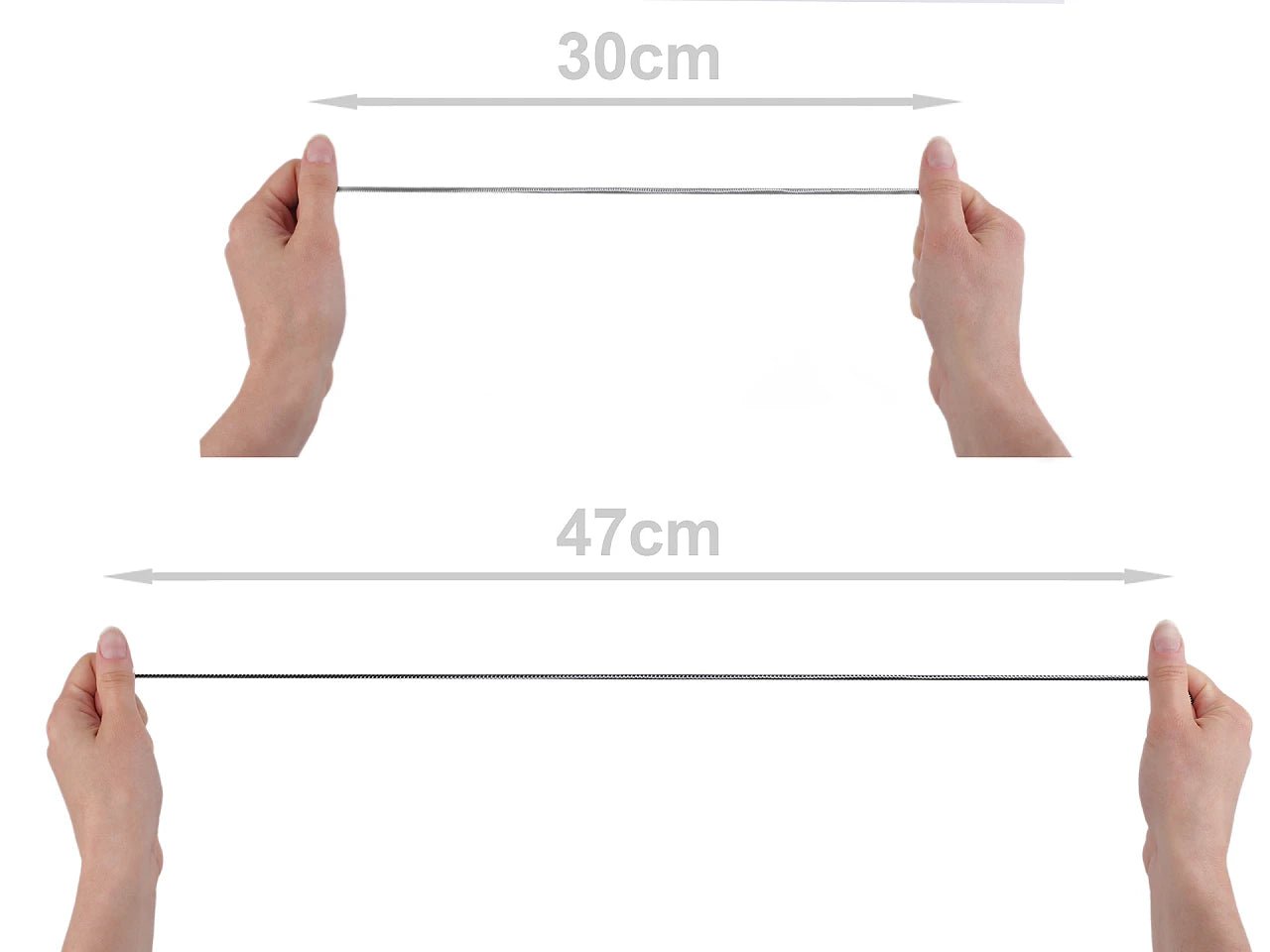 Image of round elastic Ø2,5 mm – available at Šarlotes audumi