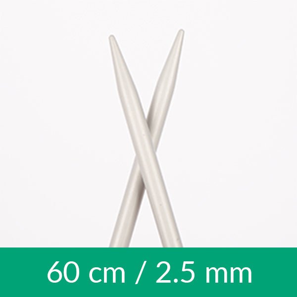 Bild mit Rundstricknadeln DROPS 60 cm | Größe 2,0 mm – 5,0 mm – online erhältlich bei Šarlotes audumi