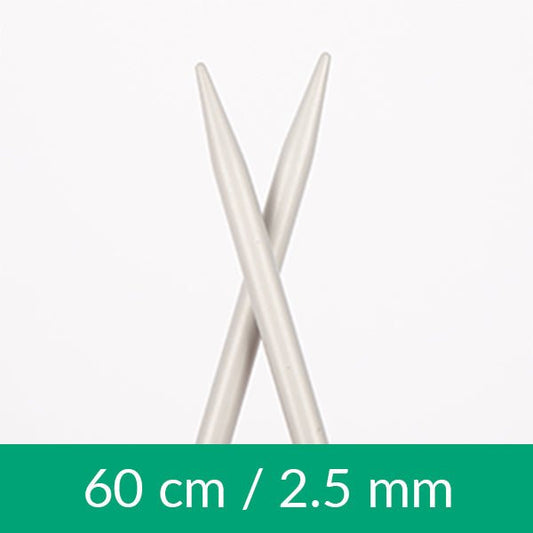 Bild mit Rundstricknadeln DROPS 60 cm | Größe 2,0 mm – 5,0 mm – online erhältlich bei Šarlotes audumi