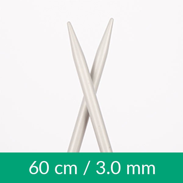 Bild mit Rundstricknadeln DROPS 60 cm | Größe 2,0 mm – 5,0 mm – online erhältlich bei Šarlotes audumi