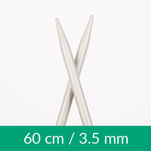 Bild mit Rundstricknadeln DROPS 60 cm | Größe 2,0 mm – 5,0 mm – online erhältlich bei Šarlotes audumi