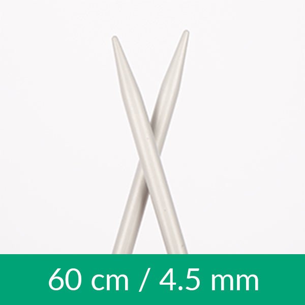 Bild mit Rundstricknadeln DROPS 60 cm | Größe 2,0 mm – 5,0 mm – online erhältlich bei Šarlotes audumi