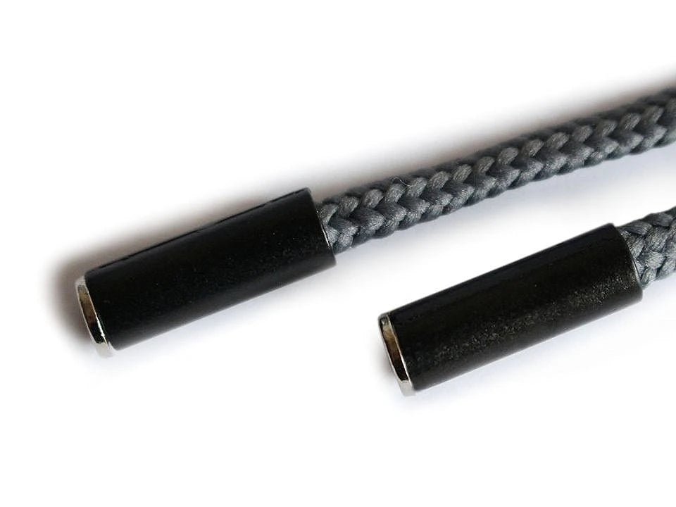 Image avec embout de finition pour cordon avec bloqueur Ø5 mm, 4 pcs – une solution pratique et esthétique – disponible chez Šarlotes audumi