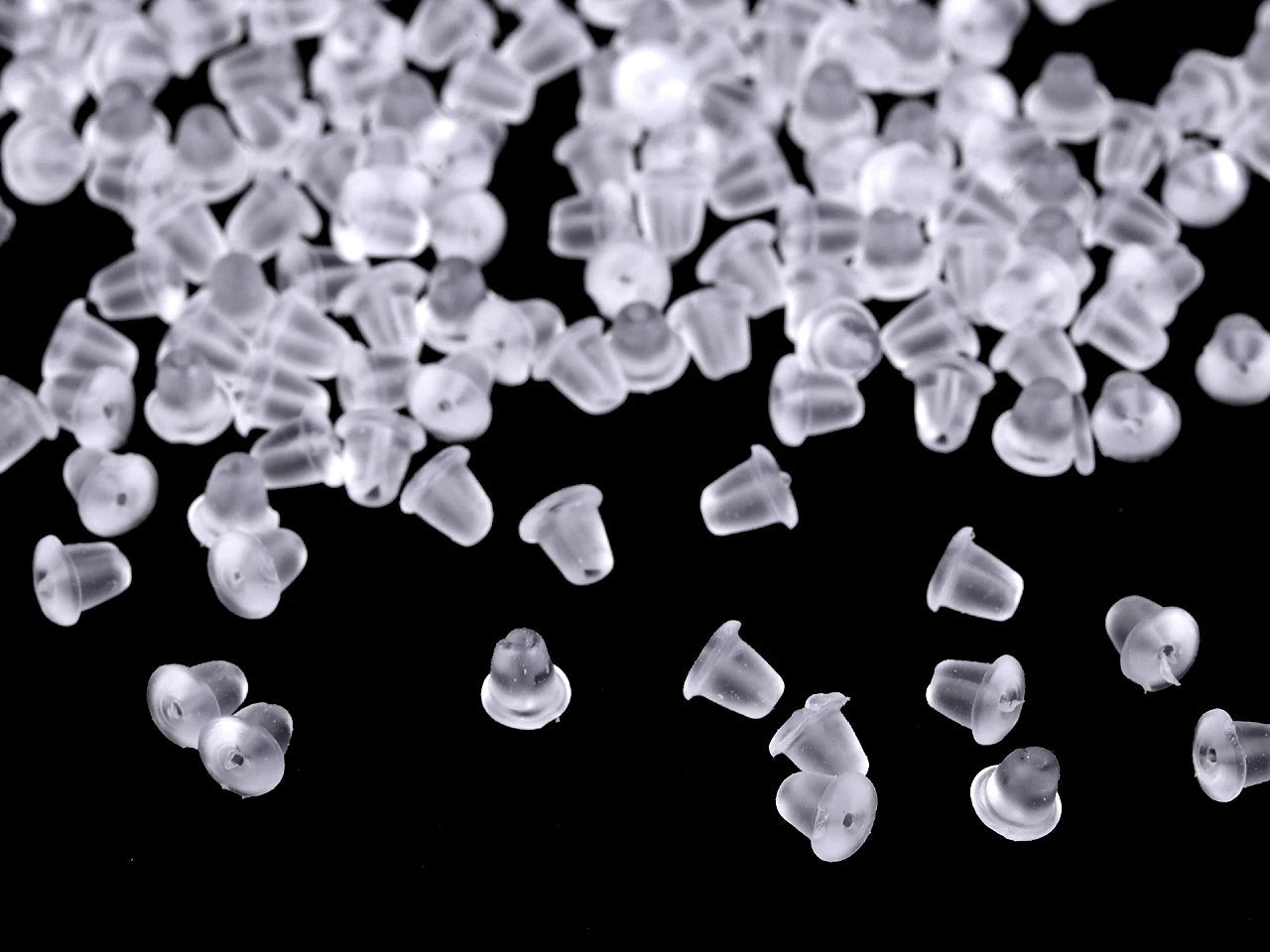 Auskaru aizdares silikona| 3x5 mm|5 grami