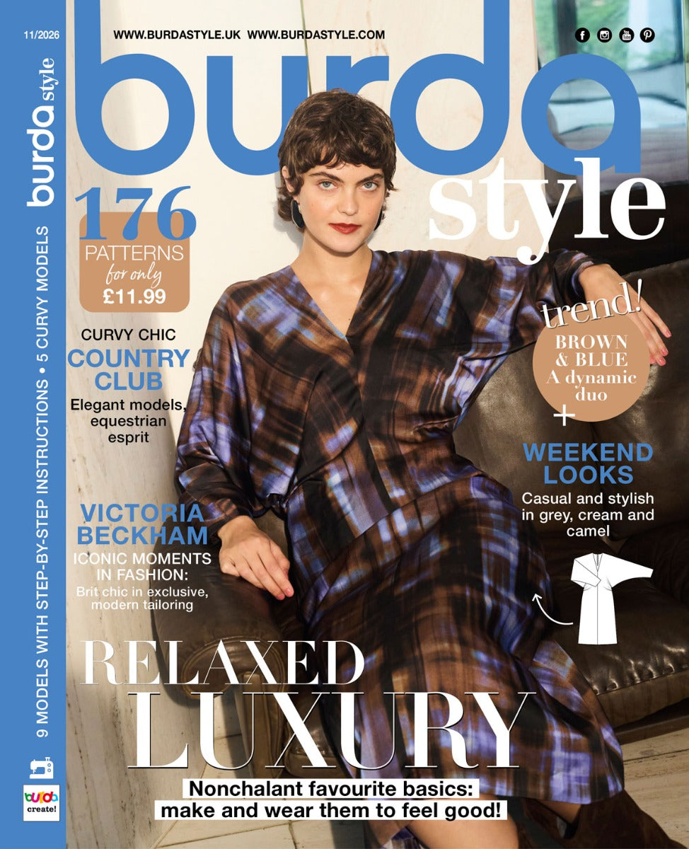 Burda Style 11/2026 – Nähzeitschrift mit Schnittmustern | November 2026