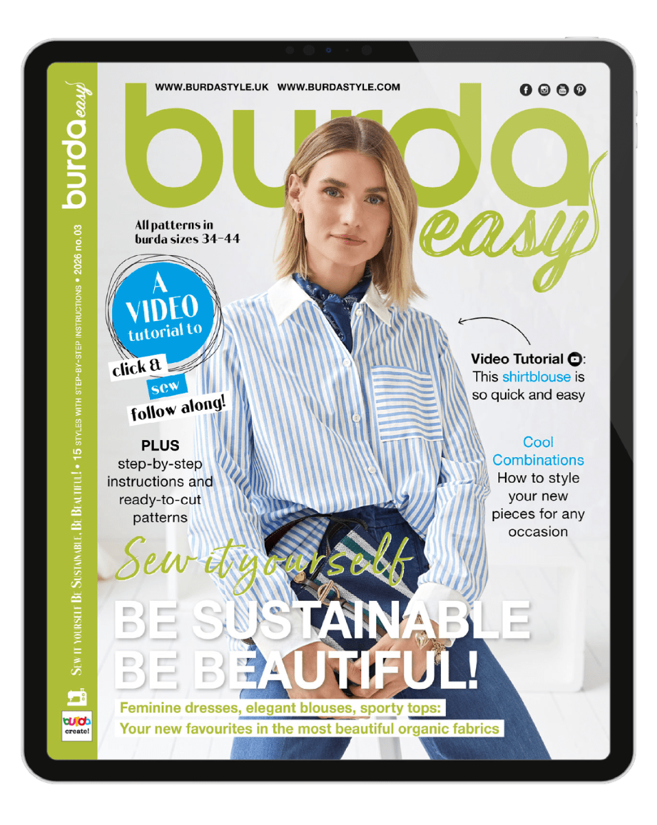 Bild mit Burda Easy 03/2026, Digitalmagazin – online verfügbar bei Šarlotes audumi
