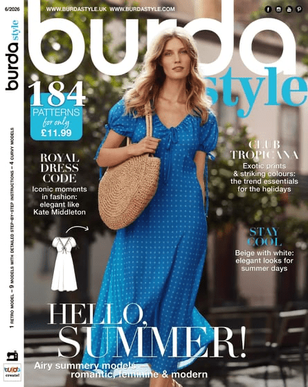 Image de Burda Style 6/2026 EN disponible chez Šarlotes audumi