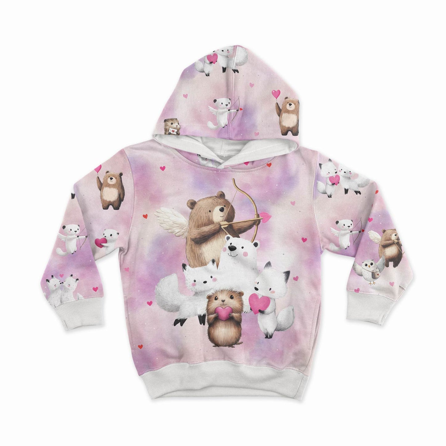 Attēls ar Cilpiņtrikotāžas panelis 40x50 cm - mīlestība virmo gaisā 250 g/m² – pieejams Šarlotes audumi