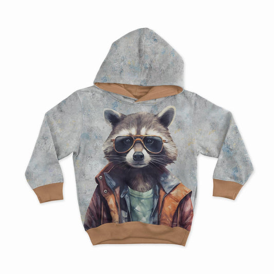 Attēls ar Cilpiņtrikotāžas panelis - jenots stilīgā aviatora tēlā 250 g/m² | Dizains - 01 – pieejams Šarlotes audumi