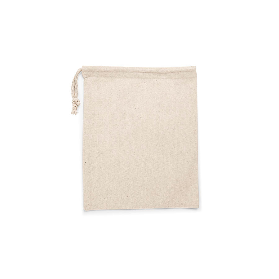 Sac en coton naturel à cordon 24×30 cm 140 g/m² – disponible chez Šarlotes audumi