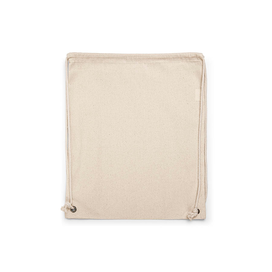 Attēls ar Dabīgas kokvilnas mugursoma ar auklām 140 g/m² 38 × 46 cm – pieejams Šarlotes audumi