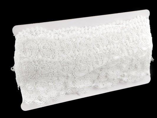Image avec dentelle décorative 65 mm, blanc cassé / Off White – disponible en ligne chez Šarlotes audumi