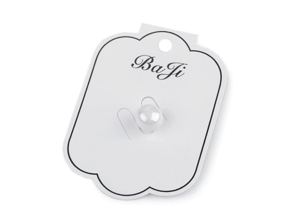 Attēls ar Dekoratīvā pērļu piespraude / poga | Ø10 mm – pieejams Šarlotes audumi