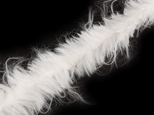 Bild mit dekorativem Federband mit langem Flaum, 6 cm – online erhältlich bei Šarlotes audumi