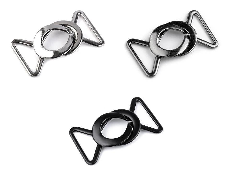 Attēls ar Dekoratīva sprādze ar aizdari 24 mm – pieejams Šarlotes audumi