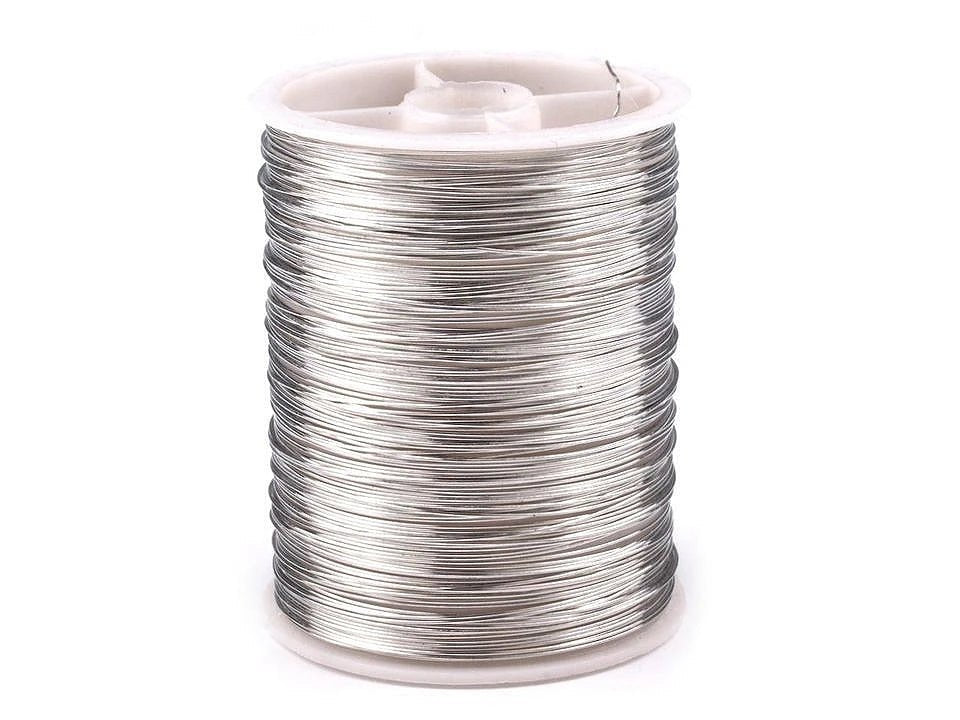 Attēls ar Dekoratīva vara stieple Ø 0,3 mm – 10 m – pieejams Šarlotes audumi