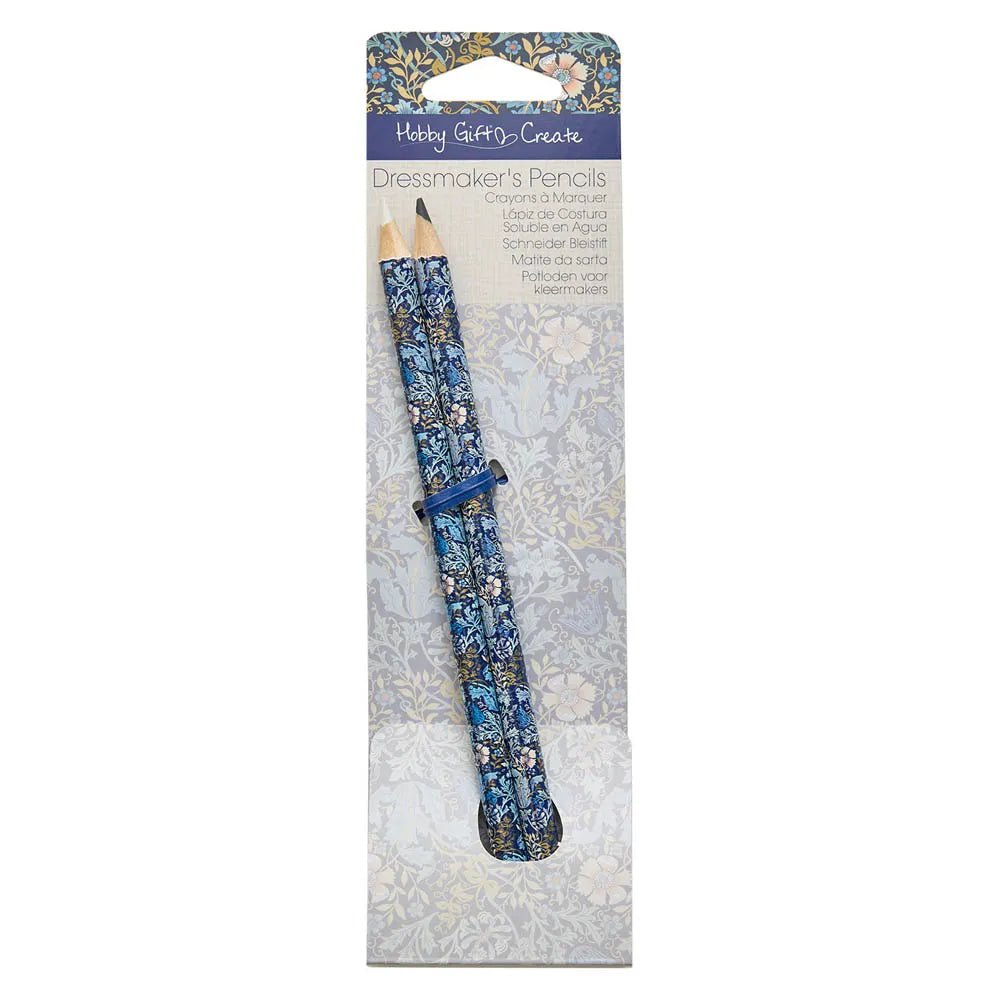 Image of Floral woodblock tailor’s chalk pencils, 2 pcs., Hobby Gift Create – available at Šarlotes audumi
