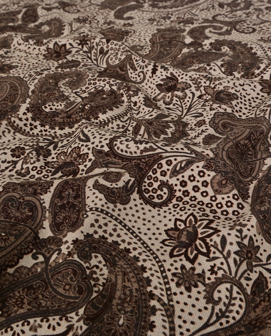 Baumwolljersey, Jersey-braunes elegantes Muster