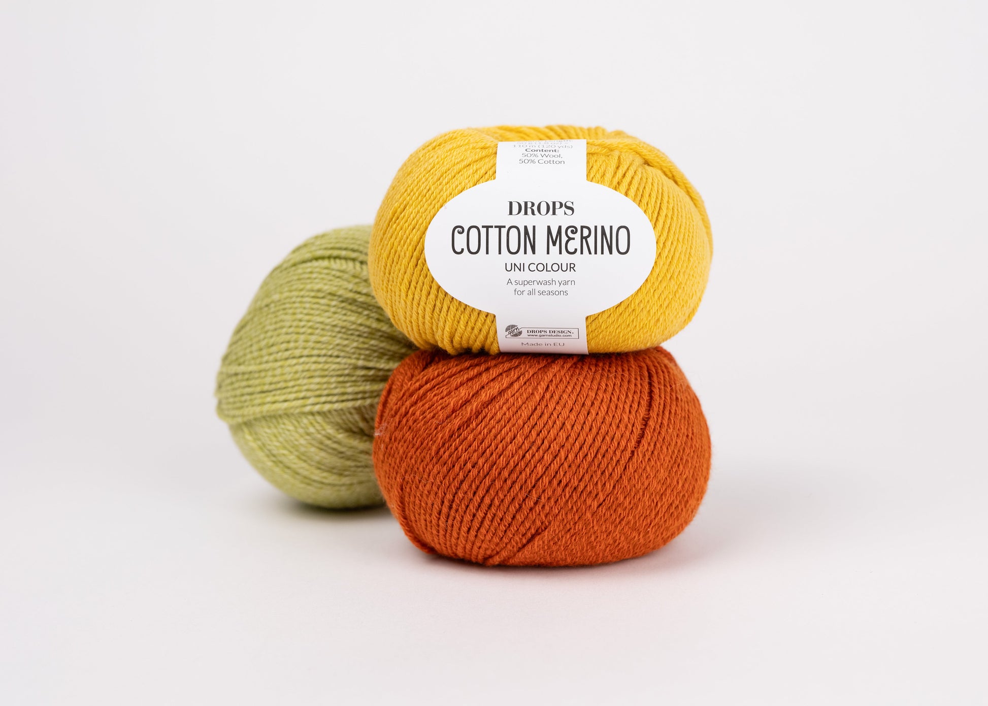 Attēls ar Dzija DROPS Cotton Merino – 50 g / 110 m – pieejams Šarlotes audumi