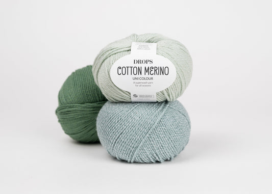 Attēls ar Dzija DROPS Cotton Merino – 50 g / 110 m – pieejams Šarlotes audumi