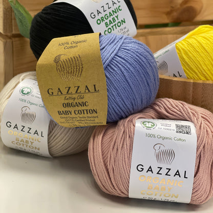 Yarn GAZZAL ORGANIC BABY COTTON - 115m 50g