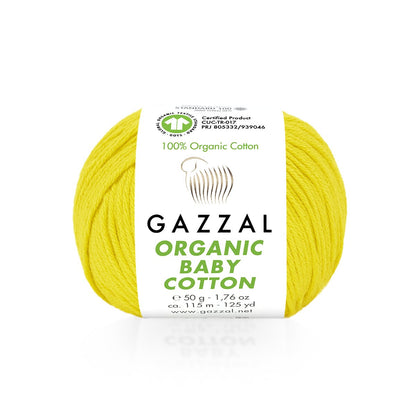 GAZZAL ORGANIC BABY COTTON yarn - 115m 50g