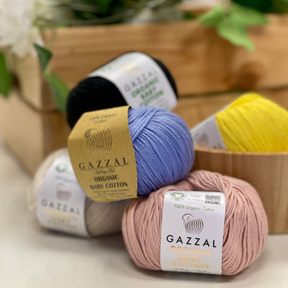 Yarn GAZZAL ORGANIC BABY COTTON - 115m 50g