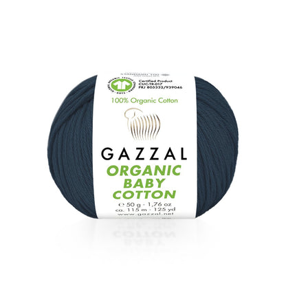 GAZZAL ORGANIC BABY COTTON yarn - 115m 50g
