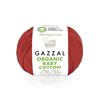 GAZZAL ORGANIC BABY COTTON yarn - 115m 50g