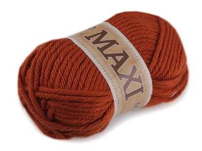 Jumbo Maxi yarn - rust shade 65m 100g #1107